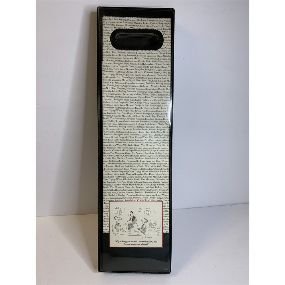 Vintage The New Yorker Cardboard Wine Gift Bag Set Of 6 Bags New